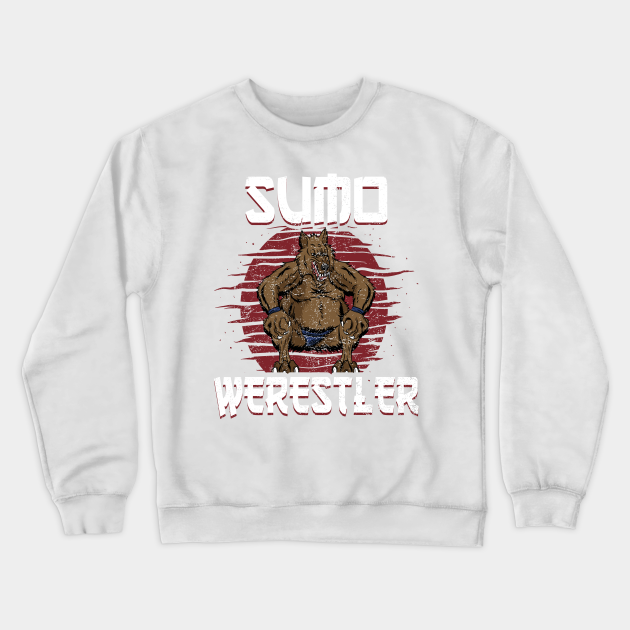 Sumo Werestler, Funny Pun Halloween Sumo Wrestler Werewolf - Sumo